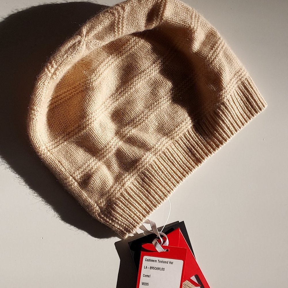 PURE Cashmere Textured Hat